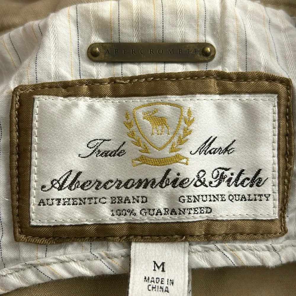 Women’s, Abercrombie & Fitch, Blazer style Shacket, Medium, Tan - Picture 8 of 11